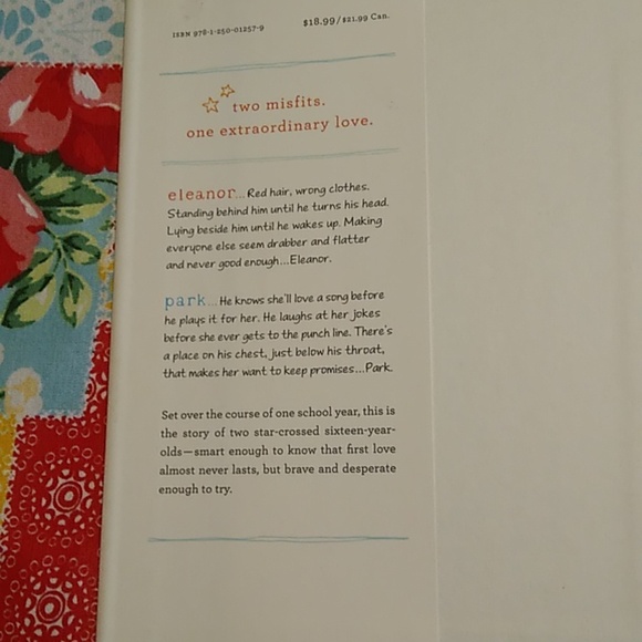 Eleanor & Park a novel hardback - Picture 6 of 6